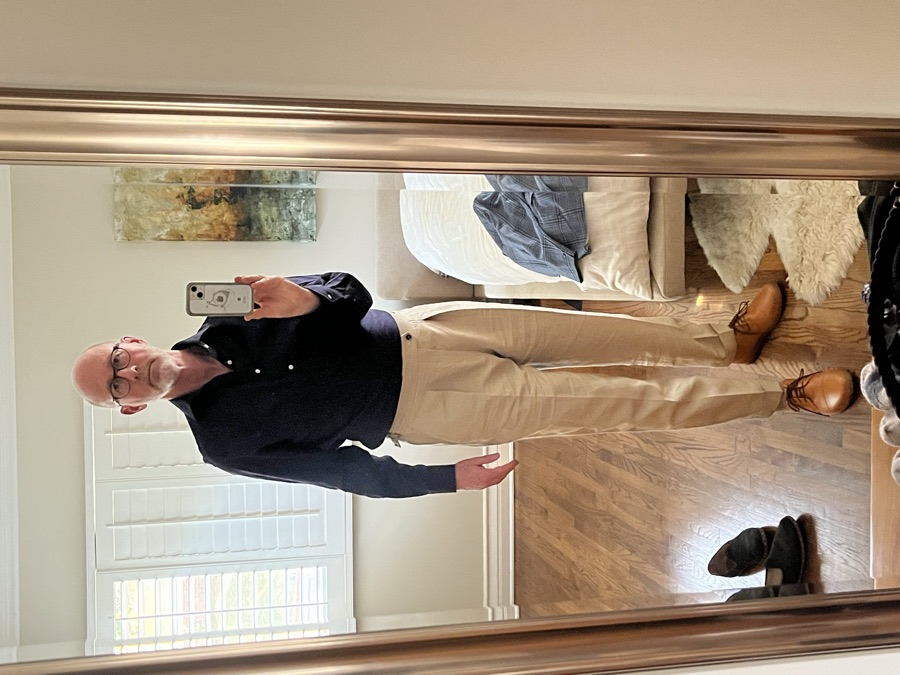 Mark wearing outfit 2